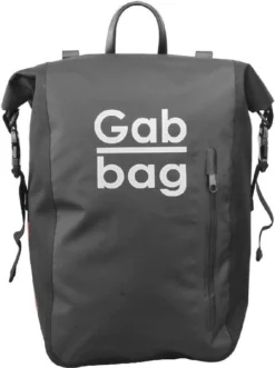 Gabbag Waterdichte Enkele Fietstas - 25 Liter - Zwart