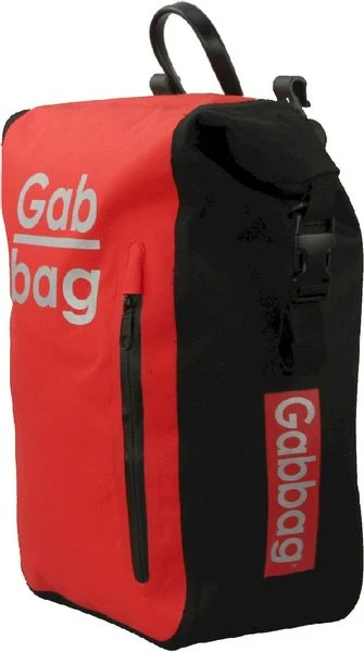 Gabbag Waterdichte Enkele Fietstas 25 Liter - Rood - Afbeelding 2