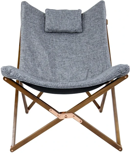 Bo-Camp Urban Outdoor Bloomsbury Vlinderstoel - Grijs - M - Afbeelding 2