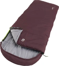 Outwell Campion Lux Slaapzak - Aubergine Rood