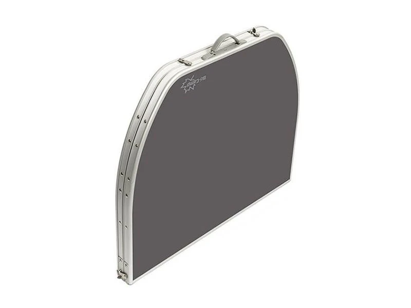 Bo-Camp Ovaal 120 X 80 Koffermodel Campingtafel - Grijs - Afbeelding 2