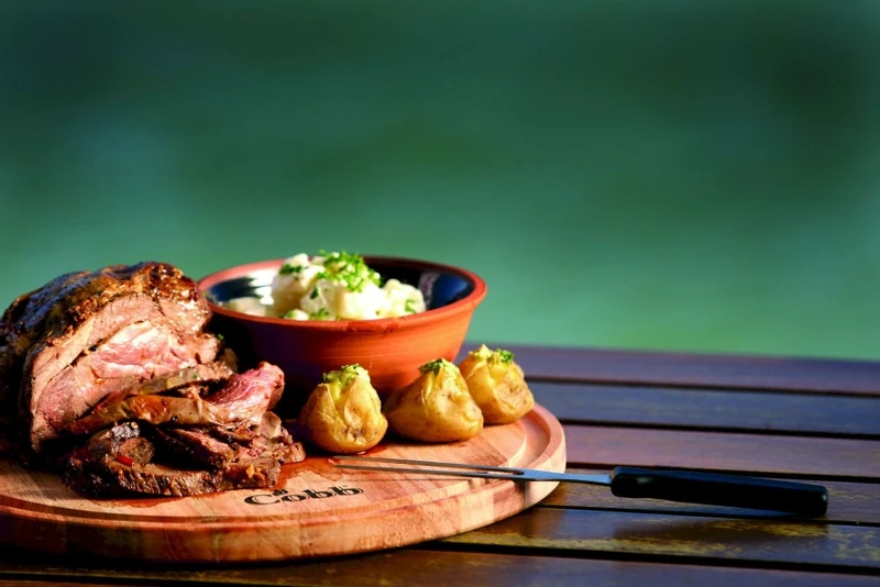 Cobb Pro Houtskoolbarbecue - Zalmrood - Afbeelding 4