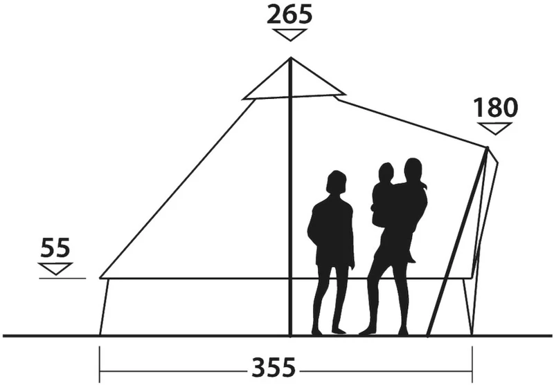 Easy Camp Moonlight Bell Tipi Familietent - 4/7 Persoons - Afbeelding 15