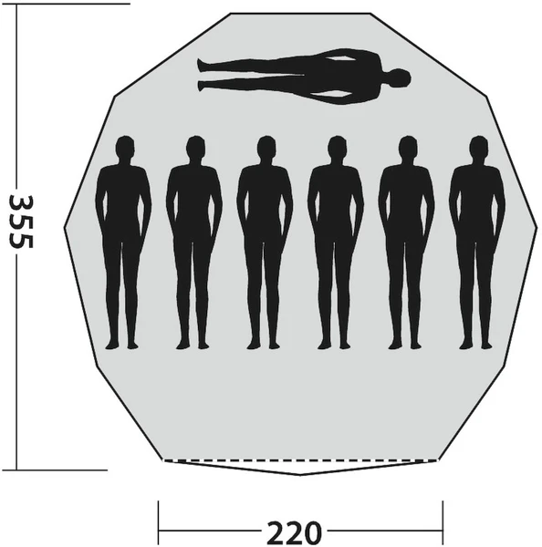 Easy Camp Moonlight Bell Tipi Familietent - 4/7 Persoons - Afbeelding 16