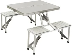 Bo-Camp 136 X 85 Inklapbare Picknicktafel - Aluminium