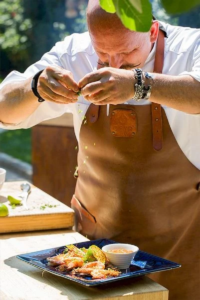 OFYR Leren Schort - Bruin - Afbeelding 2