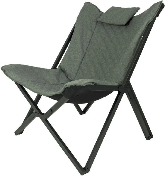 Bo-Camp Industrial Molfat Relaxstoel - Groen/Grijs - Afbeelding 3