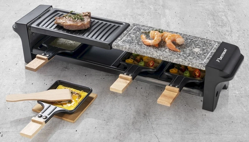 Bestron Raclette/Steengrill - 4 Personen - Afbeelding 9