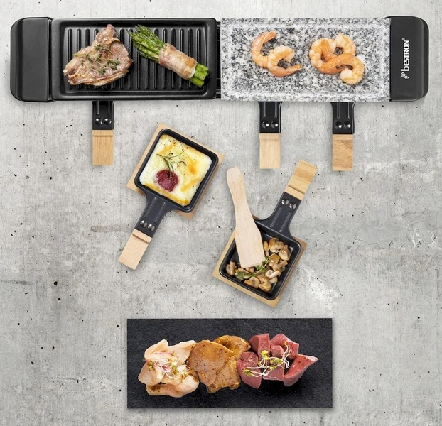 Bestron Raclette/Steengrill - 4 Personen - Afbeelding 10