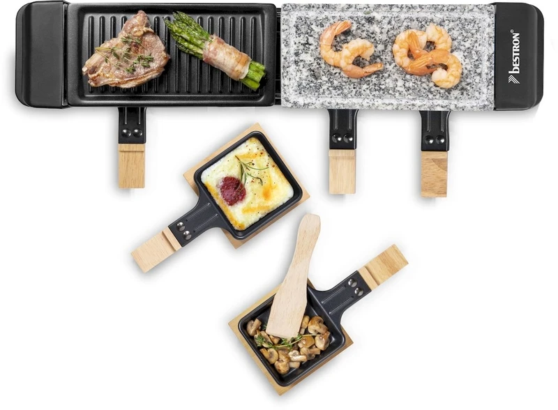 Bestron Raclette/Steengrill - 4 Personen - Afbeelding 5