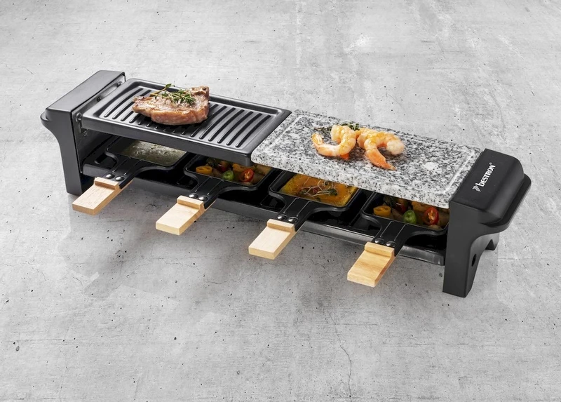 Bestron Raclette/Steengrill - 4 Personen - Afbeelding 8