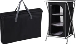 Redcliffs Campingkast - 3 Lagen - Zwart