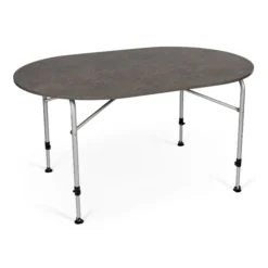 Dometic Zero Concrete Oval Campingtafel - 140 X 90 Cm