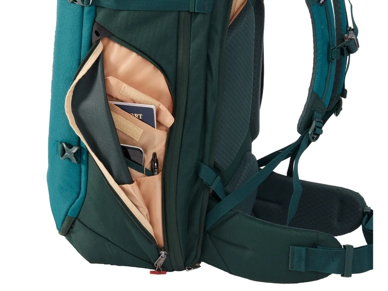 Eagle Creek Tour Travel Pack Backpack - 55 Liter - Zwart/Groen - Afbeelding 6