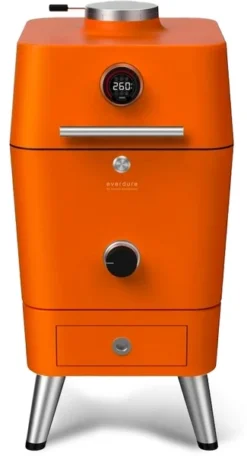 Everdure 4K Houtskool Barbecue Met Beschermhoes - Oranje